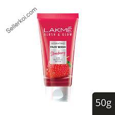 Lakme Blush & Glow Strawberry Freshness Gel Face Wash (50ml)